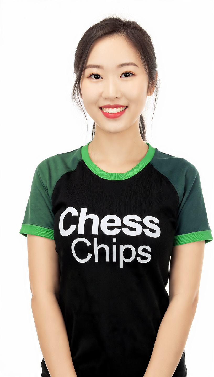 Beautiful Asian Wearing A Black And Green